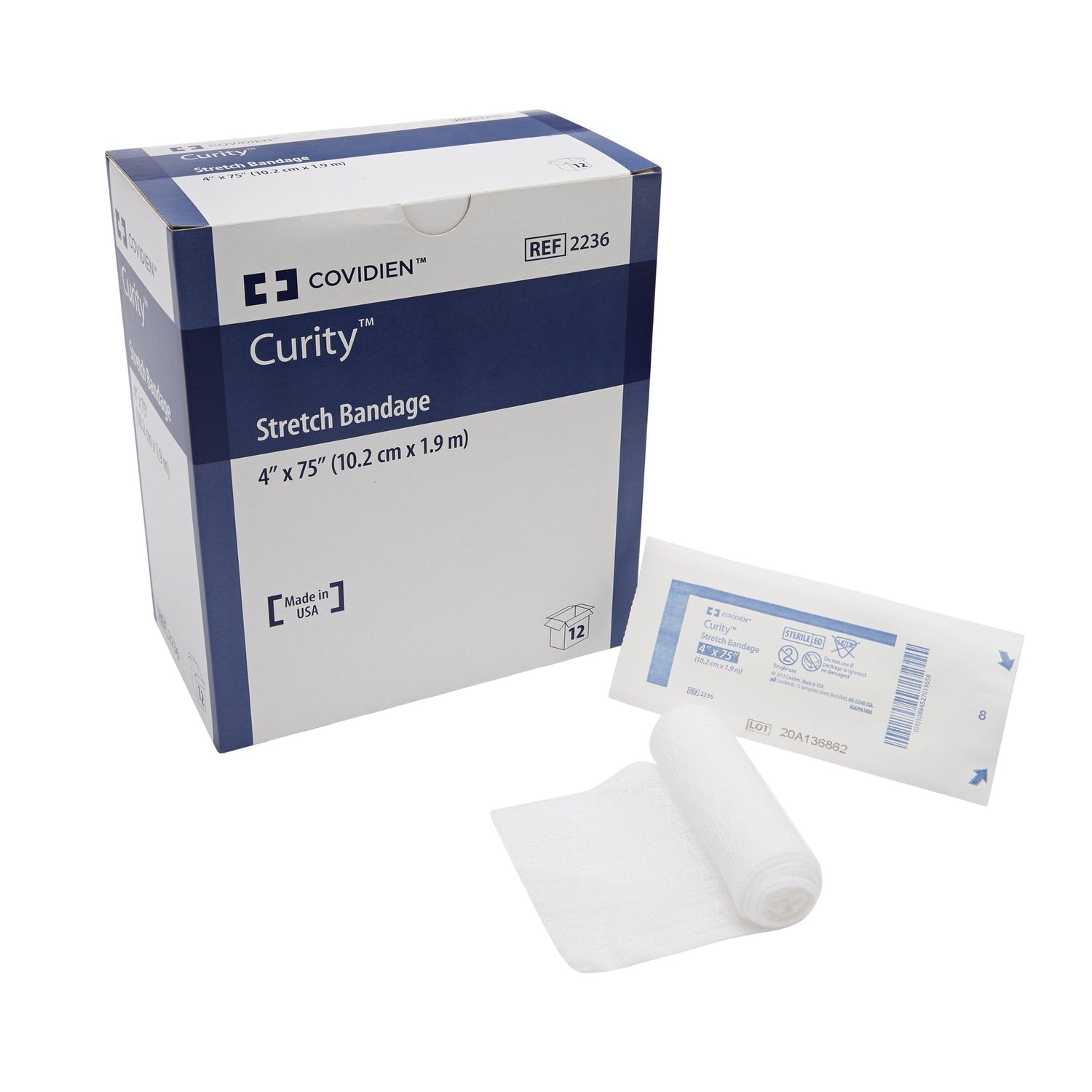 Conforming Bandage Curity™ 4 X 75 Inch 1-Ply Sterile 1 per Pack - BeHope