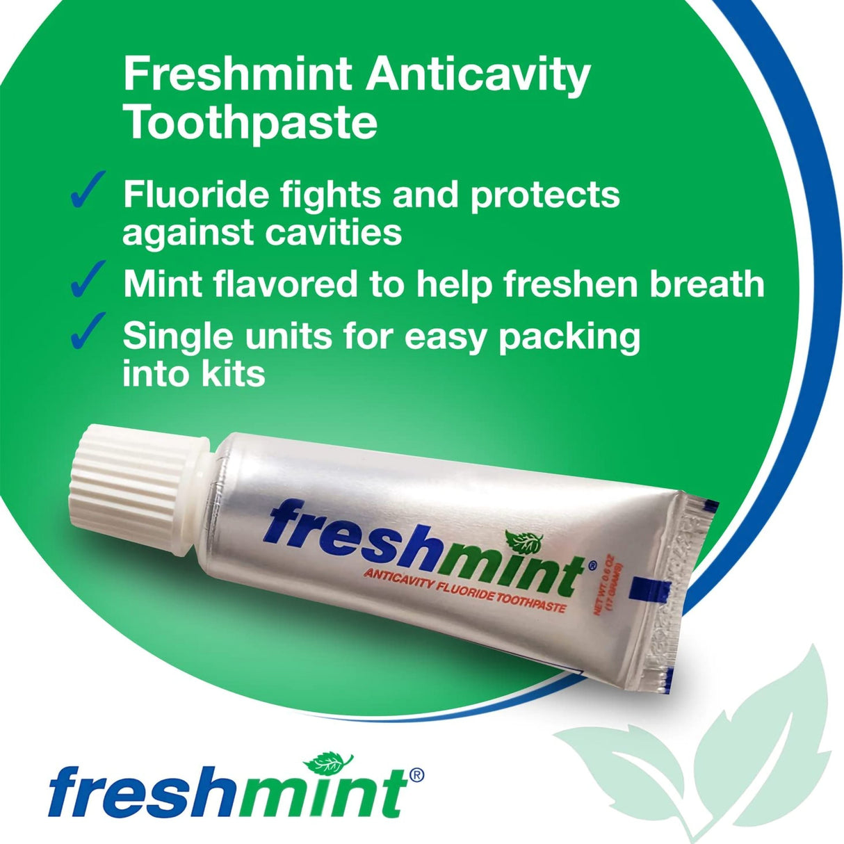 Toothpaste freshmint® Fresh Mint Flavor 0.6 oz. Tube - BeHope