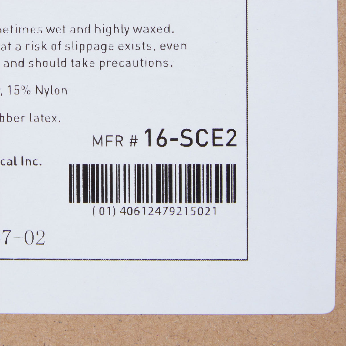 Slipper Socks McKesson Unisex Adult X-Large Single Tread Single Patient Use Tan - BeHope