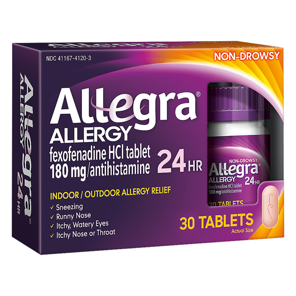 Allergy Relief Allegra® 180 mg Strength Tablet 30 per Box - BeHope
