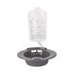 Sitz Bath McKesson Round Graphite Plastic 2000 mL Bag Graduated, 500 mL Increments up to 2000 mL - BeHope