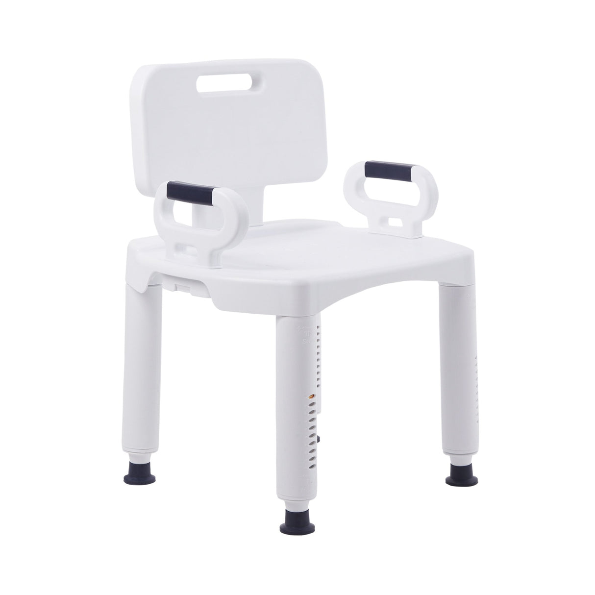 Bath Bench McKesson Removable Arms Plastic Frame Removable Backrest 21-1/4 Inch Seat Width 350 lbs. Weight Capacity - BeHope
