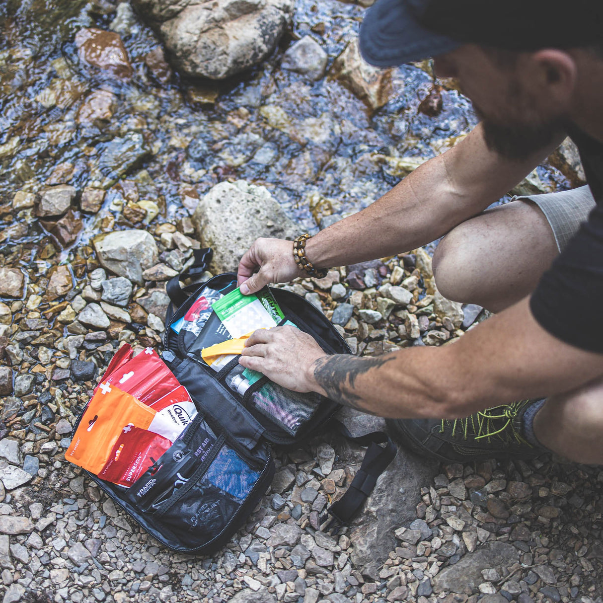First Aid Kit My Medic™ MYFAK Pro Gray Nylon Bag - BeHope