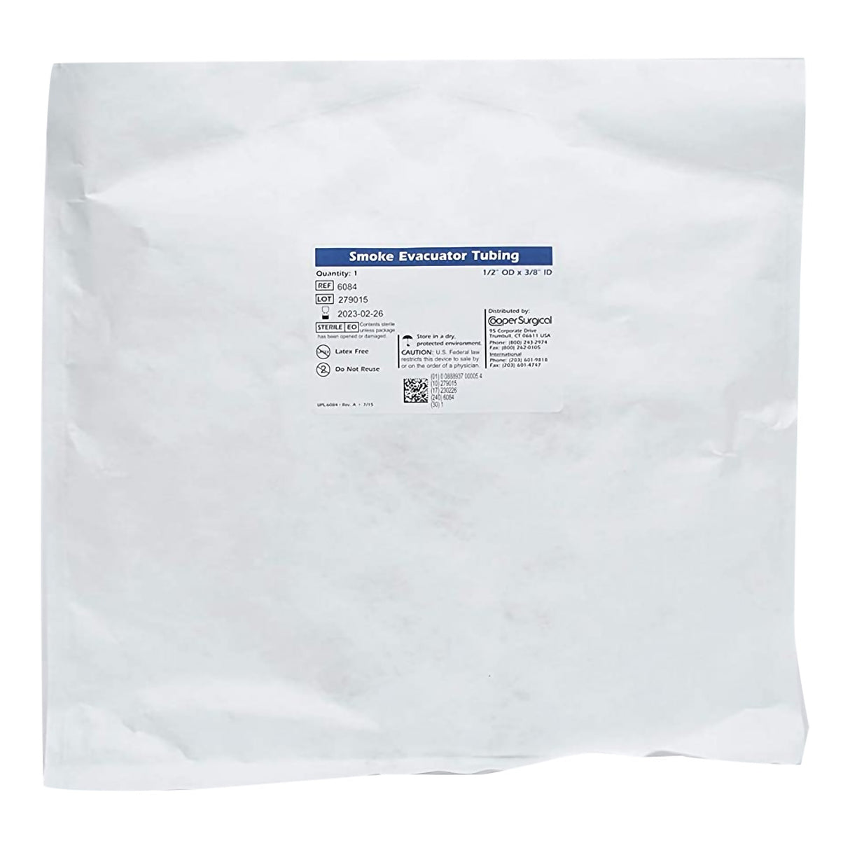 Tubing Set Cooper Surgical 3/8 ID X 1/2 OD Inch, 6 Foot L, with 3/16 ID X 1/4 OD Inch, 9 Foot L DSE Tube - BeHope