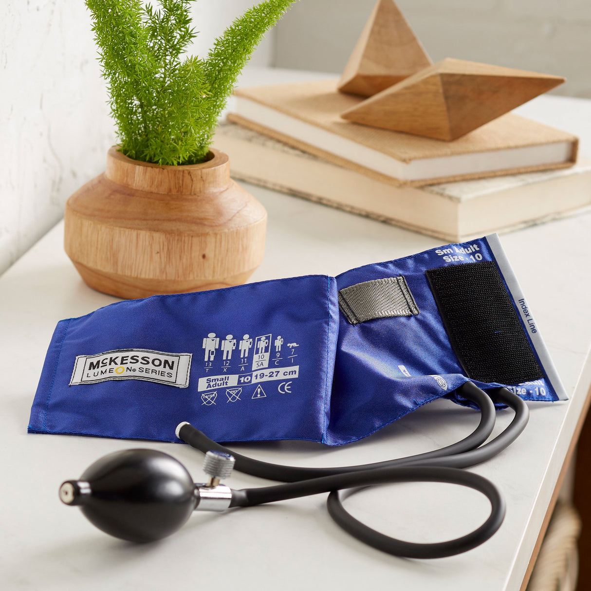 Reusable Blood Pressure Cuff and Bulb McKesson LUMEON™ 19 to 27 cm Arm Nylon Cuff Small Adult Cuff - BeHope