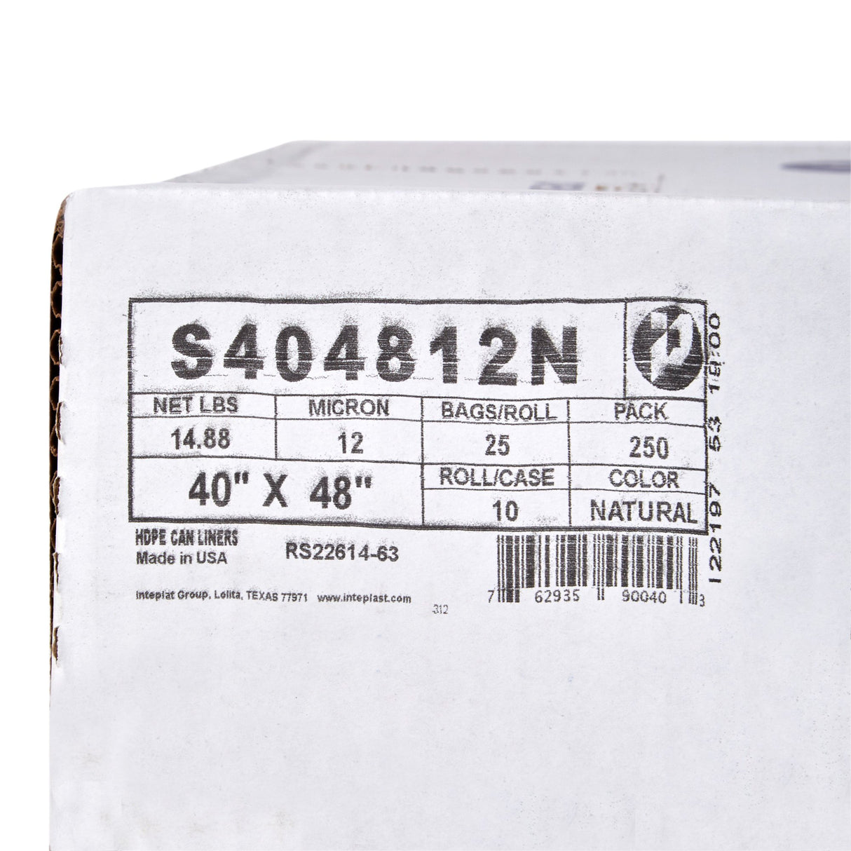 Trash Bag McKesson 45 gal. Clear HDPE 12 Mic. 40 X 48 Inch Star Seal Bottom Coreless Roll - BeHope