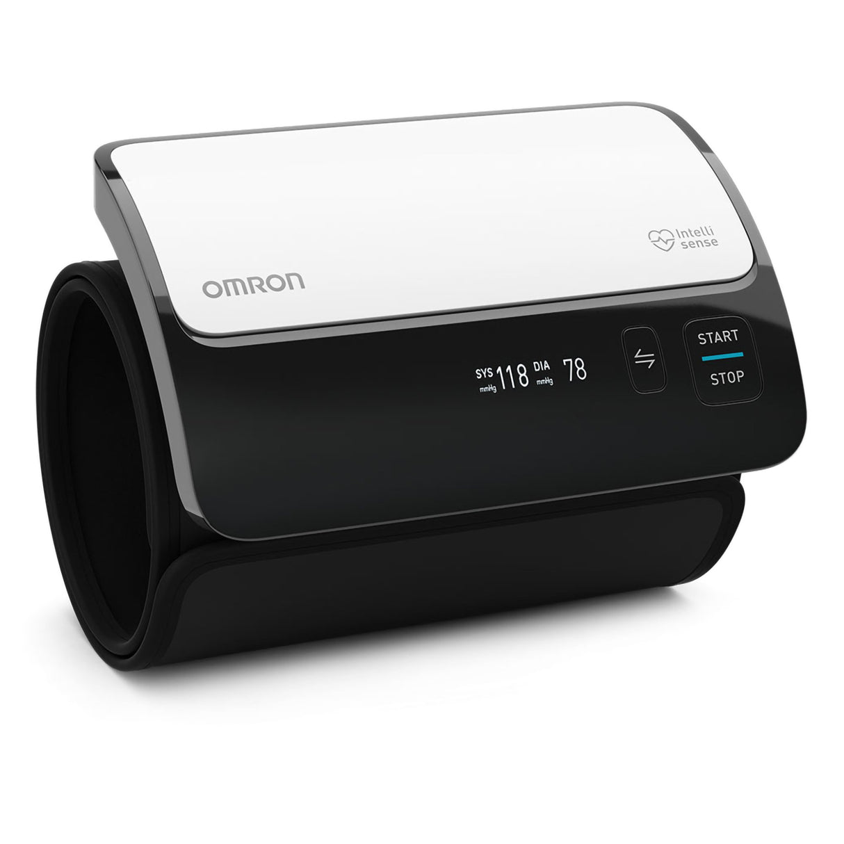 Home Automatic Digital Blood Pressure Monitor Evolv® Wide Range Cloth Fabric Cuff 23 - 43 cm Mobile - BeHope