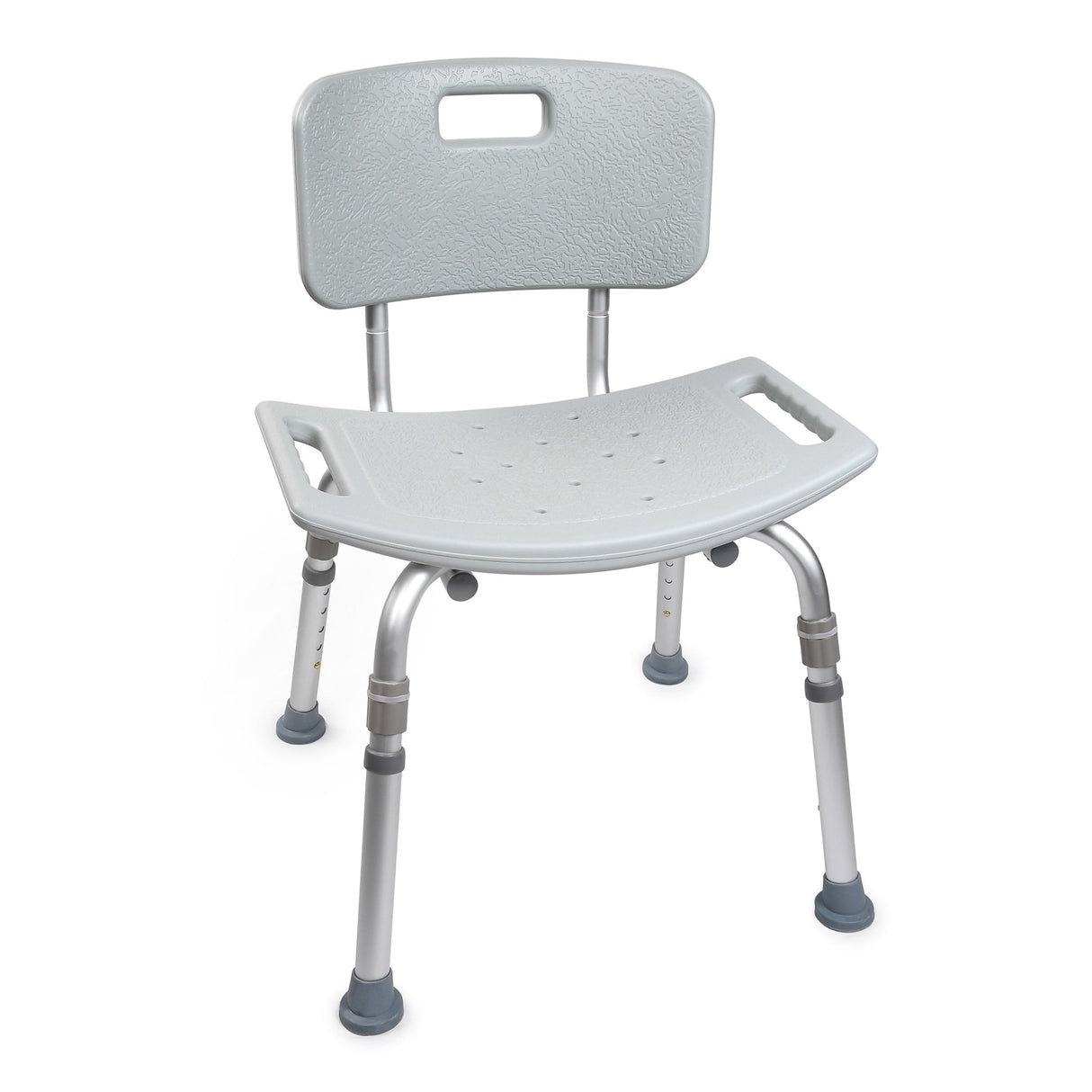 Bath Bench McKesson Without Arms Aluminum Frame Removable Backrest 19-1/4 Inch Seat Width 300 lbs. Weight Capacity - BeHope
