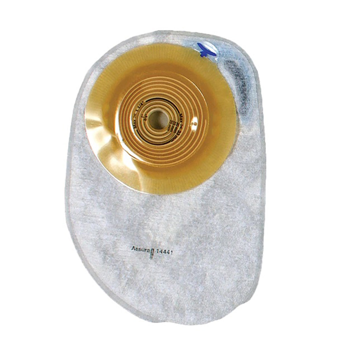 Ostomy Pouch Assura® One-Piece System 7 Inch Length Convex Light, Pre-Cut 7/8 Inch Stoma Closed End - BeHope