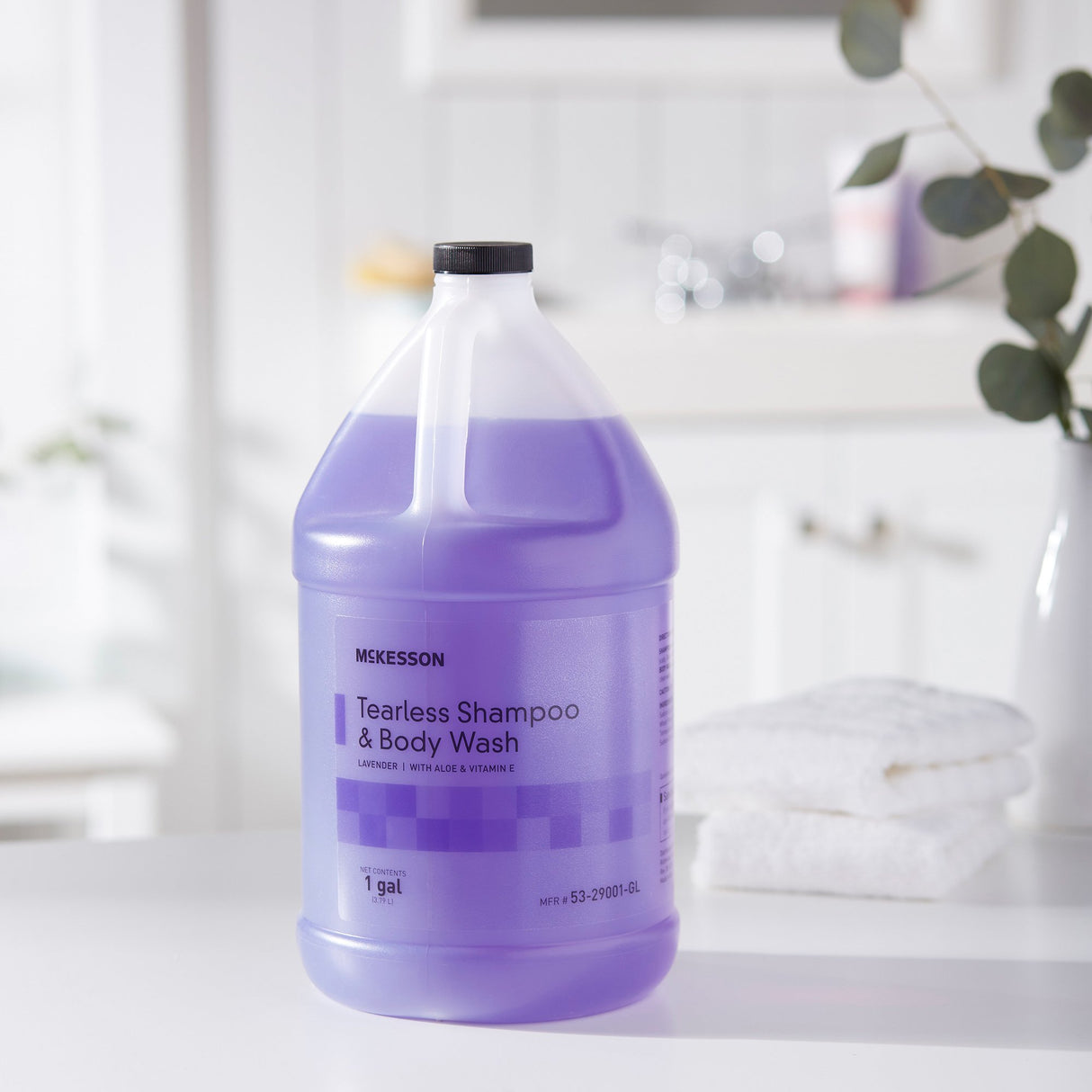 Tearless Shampoo and Body Wash McKesson 1 gal. Jug Lavender Scent - BeHope