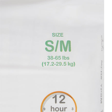 Unisex Youth Absorbent Underwear McKesson Pull On with Tear Away Seams Small / Medium Disposable Heavy Absorbency - BeHope