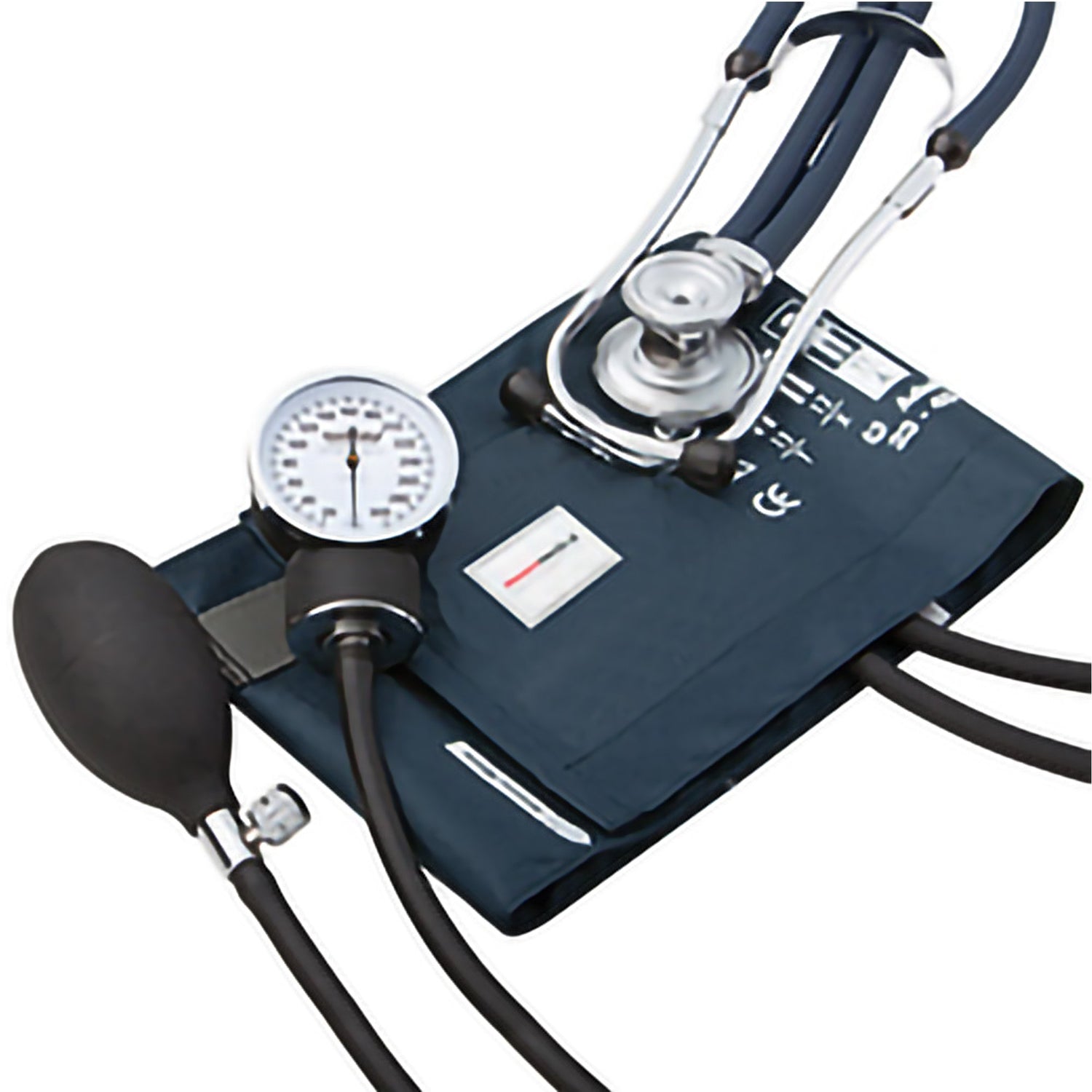Reusable Aneroid / Stethoscope Set McKesson Brand 23 to 33 cm Adult Cuff Dual Head Sprague Stethoscope Pocket Aneroid - BeHope