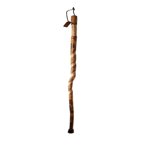 Walking Stick Brazos Twisted Wood 55 Inch Height American Hardwood - BeHope