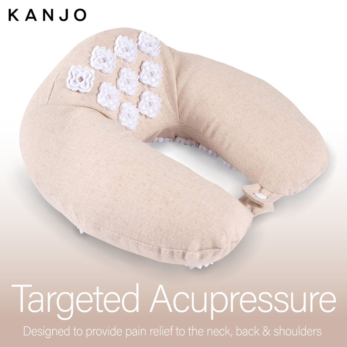 Acupressure Neck Pillow Kanjo 5 X 12 X 13 Inch - BeHope