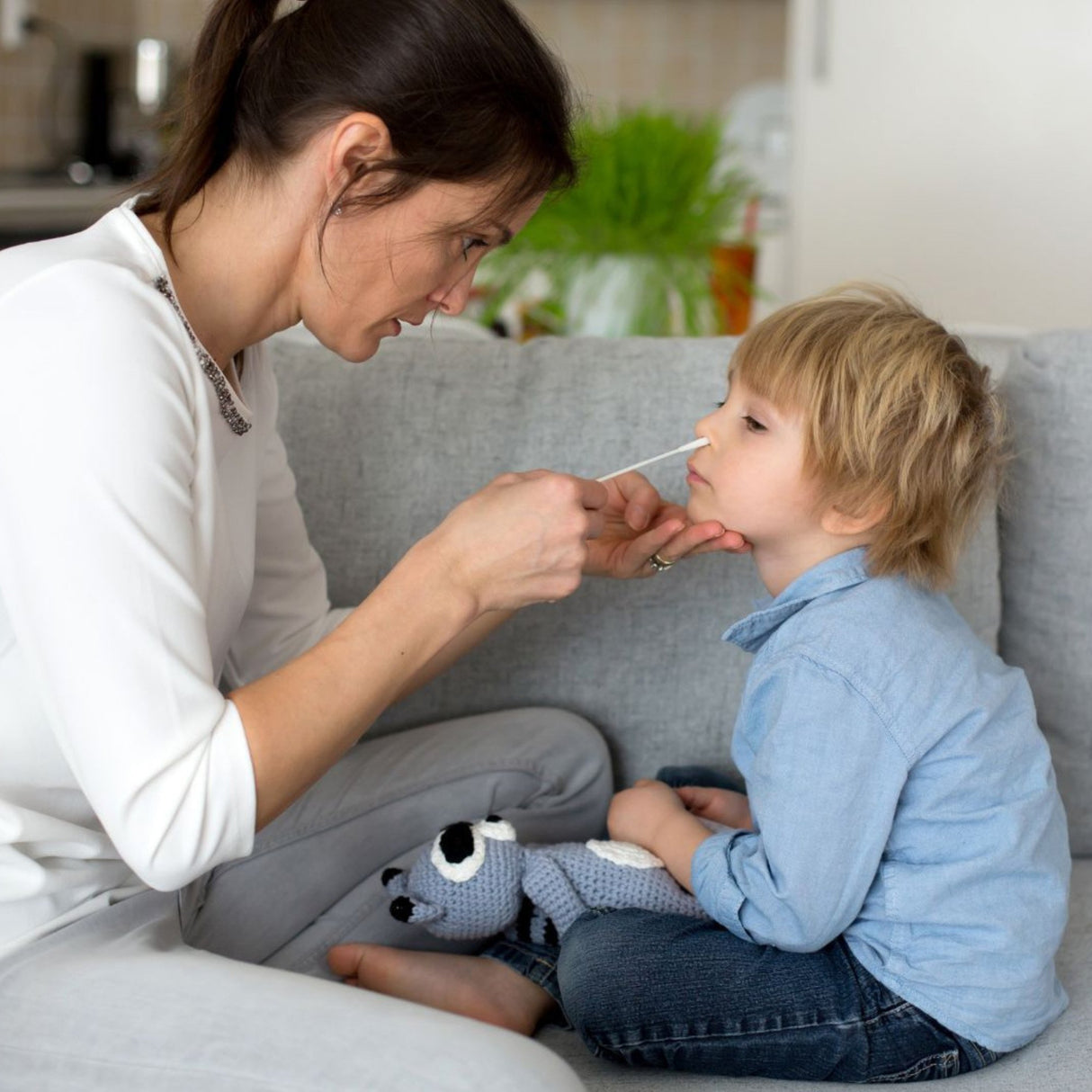 Respiratory Test Kit Advin COVID-19 Antigen Test 2 Tests per Kit - BeHope