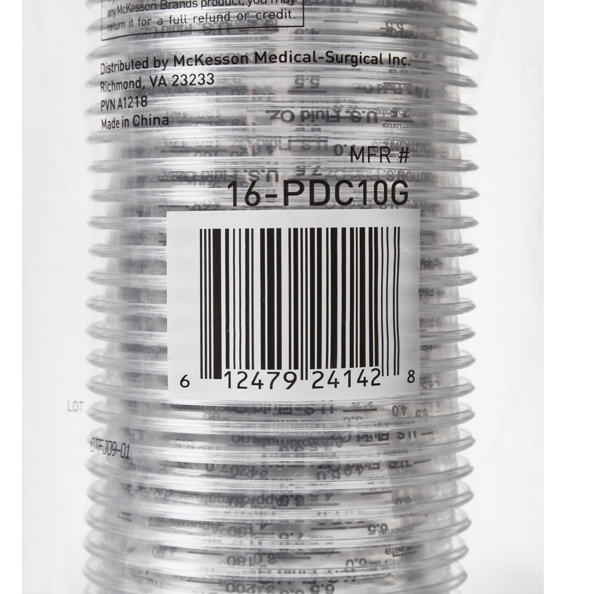 Drinking Cup McKesson 10 oz. Clear Polyethylene Disposable - BeHope