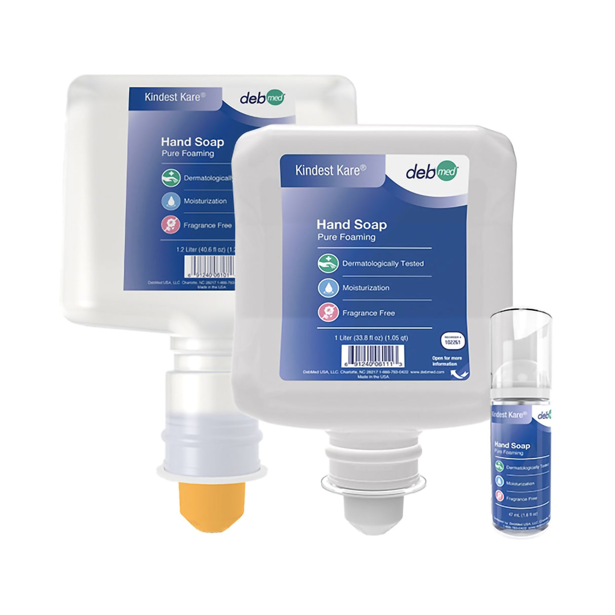 Soap Kindest Kare® PURE Foaming 1,000 mL Dispenser Refill Bottle Unscented - BeHope