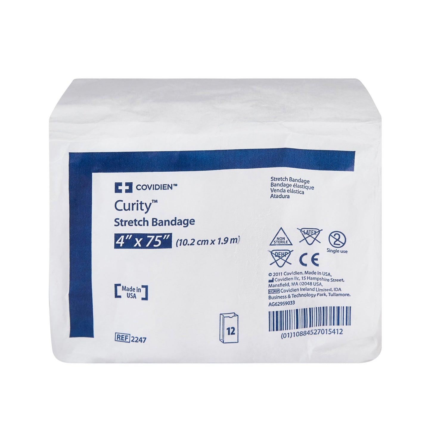 Conforming Bandage Curity™ 4 X 75 Inch 1-Ply NonSterile 12 per Pack - BeHope