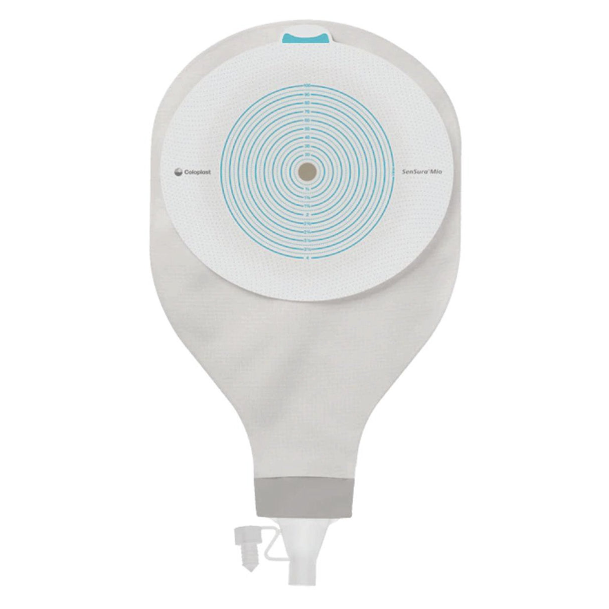 Ostomy Pouch SenSura® Mio High Output One-Piece System Flat, Trim to Fit 3/8 to 4 Inch Stoma Drainable - BeHope