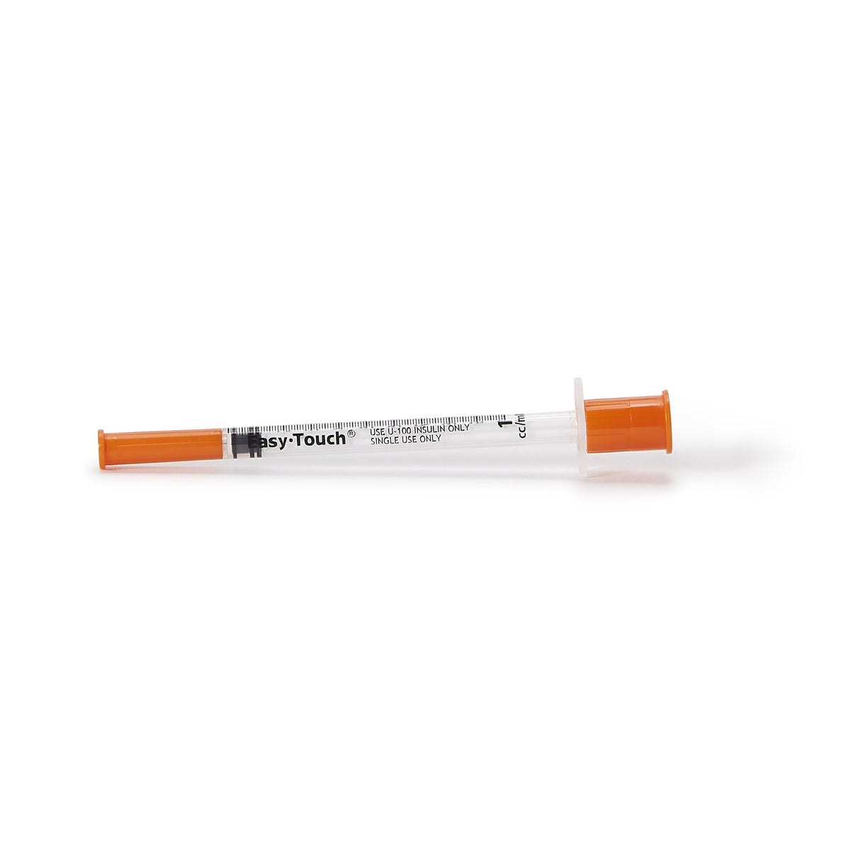 Standard Insulin Syringe with Needle EasyTouch™ 1 mL 5/16 Inch 30 Gauge NonSafety Thin Wall - BeHope