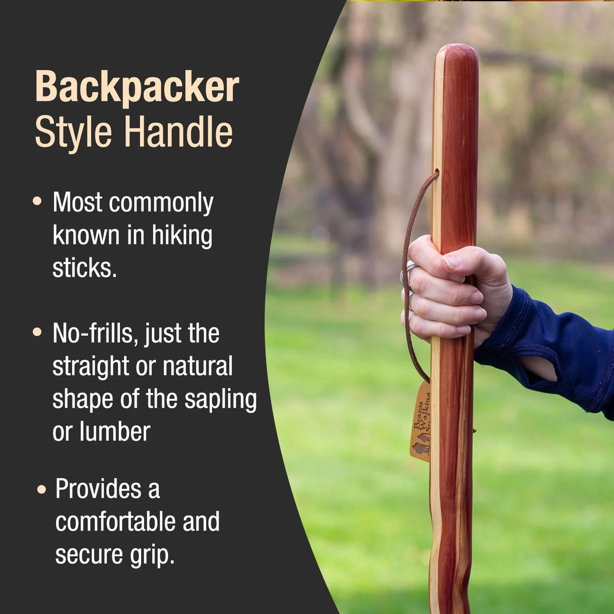 Walking Stick Brazos™ Twisted Wood 58 Inch Height Aromatic Cedar - BeHope