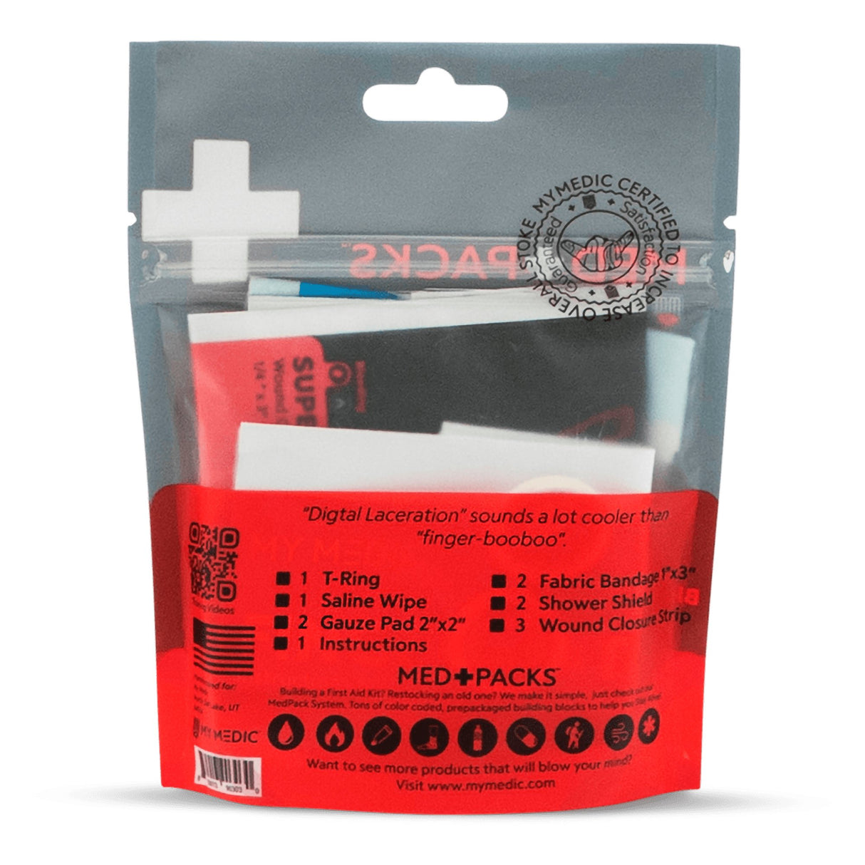First Aid Kit My Medic™ MED PACKS FInger Cut Pouch - BeHope