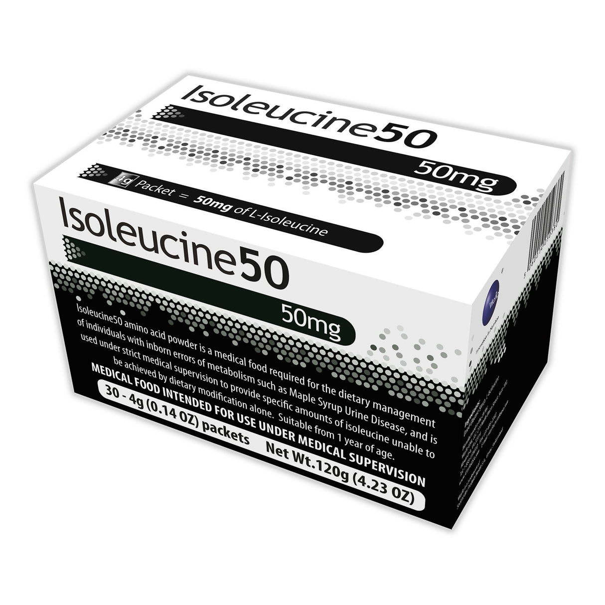 Oral Supplement Isoleucine50 Unflavored Powder 4 Gram Individual Packet - BeHope