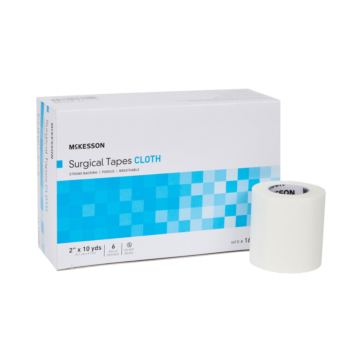 Medical Tape McKesson White 2 Inch X 10 Yard Silk-Like Cloth NonSterile - BeHope