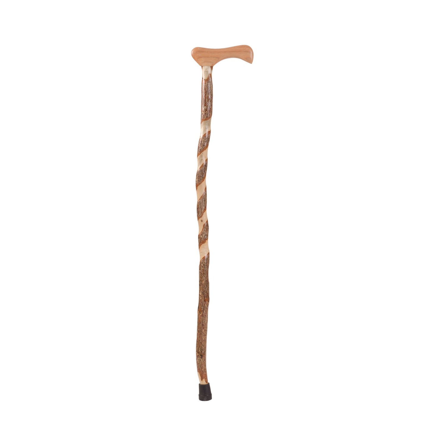 T-Handle Cane Brazos Twisted Wood 37 Inch Height Sassafras - BeHope
