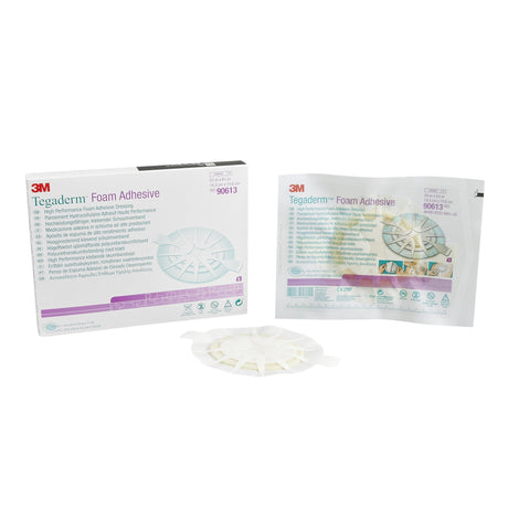 Foam Dressing 3M™ Tegaderm™ High Performance 5-5/8 X 6-1/8 Inch With Border Film Backing Acrylic Adhesive Oval Sterile - BeHope