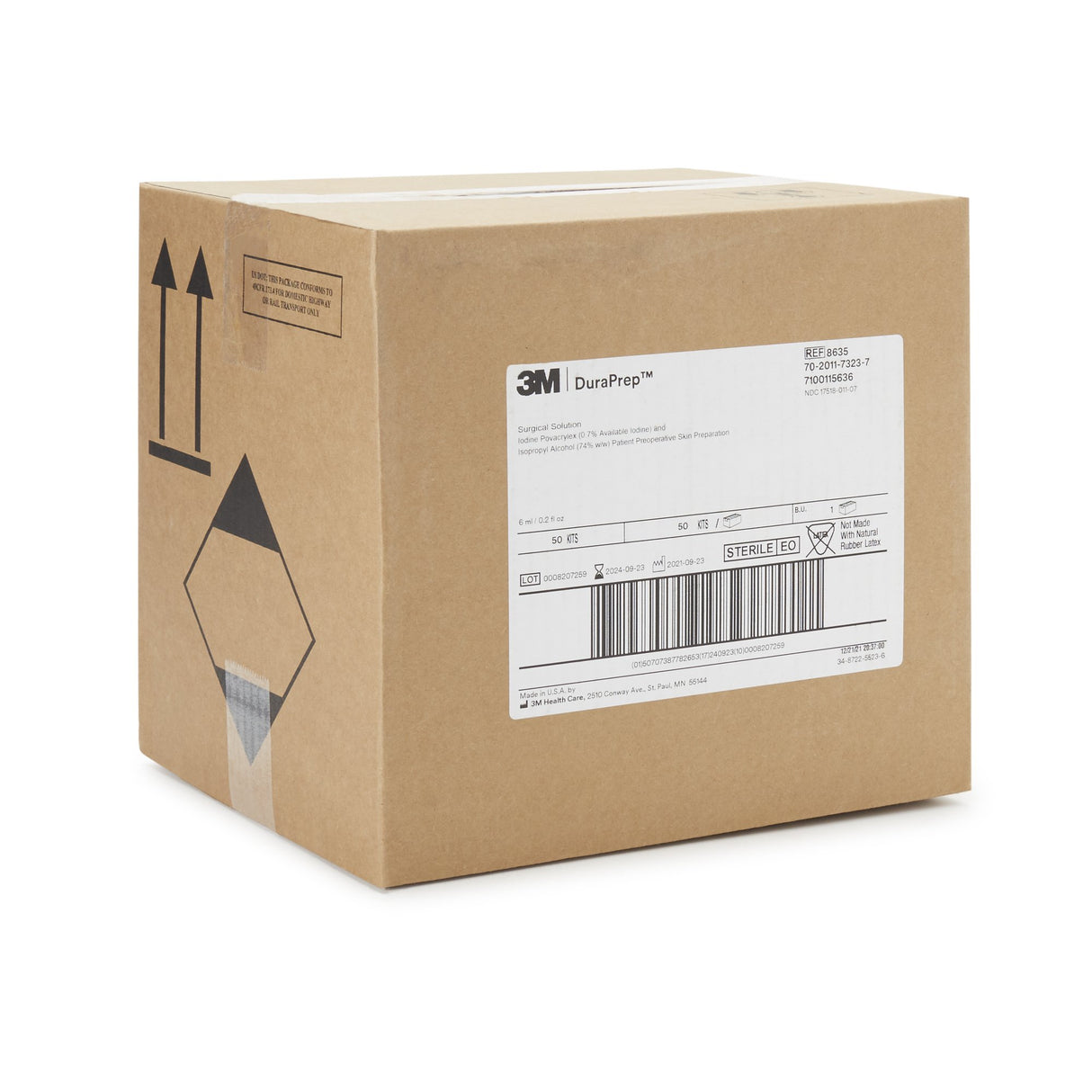 Skin Prep Solution 3M™ DuraPrep™ 6 mL Foam Applicator 0.7% / 74% Strength Iodine Povacrylex / Isopropyl Alcohol NonSterile - BeHope