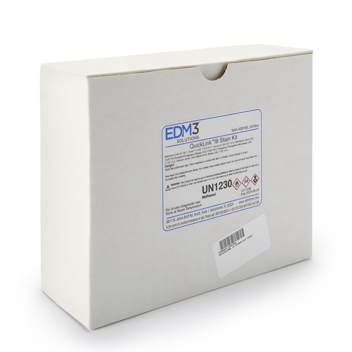 Stain Kit Quicklink III™ 3 X 16 oz. - BeHope