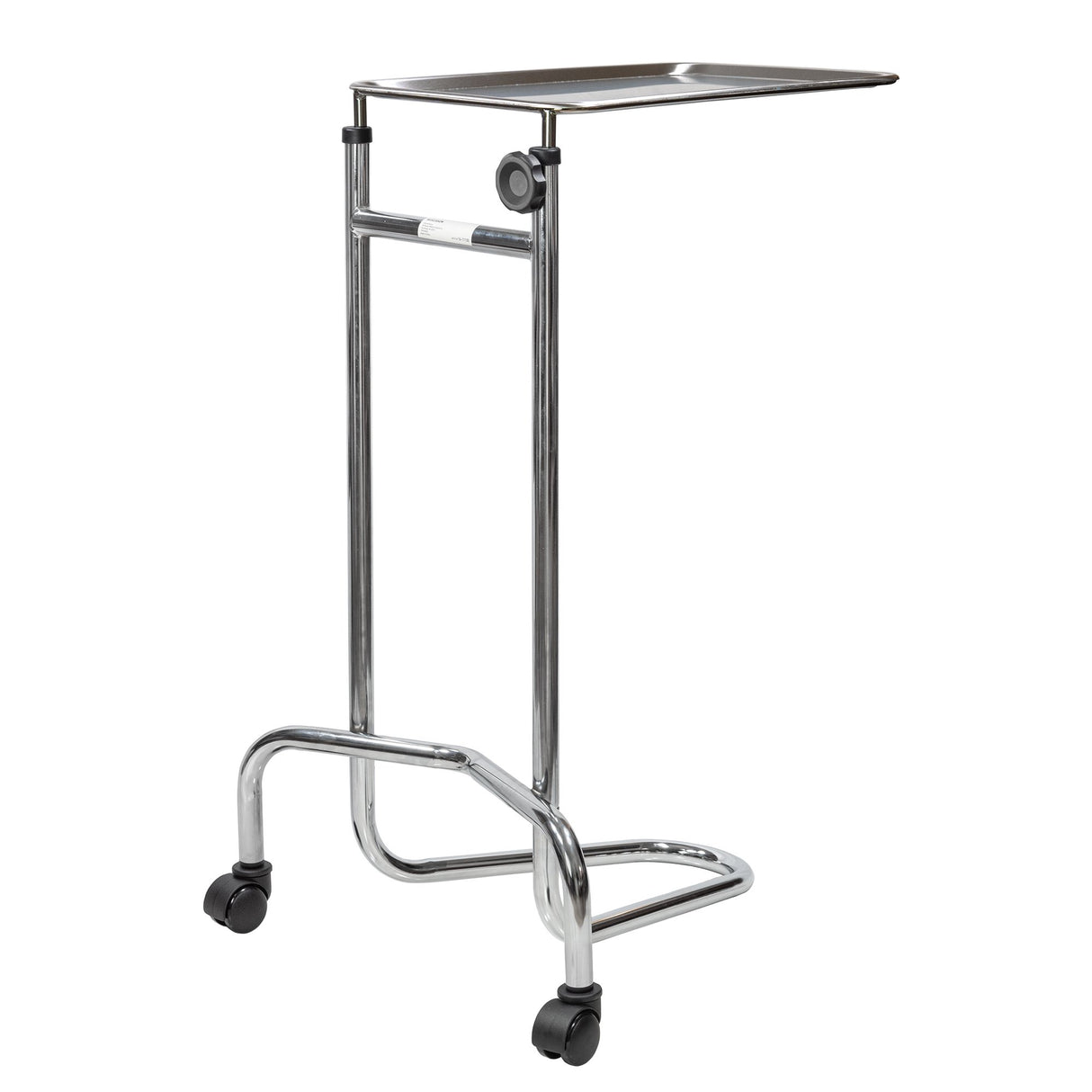 Mayo Instrument Stand McKesson Hand Operated Double Post California Style Small Tray - BeHope