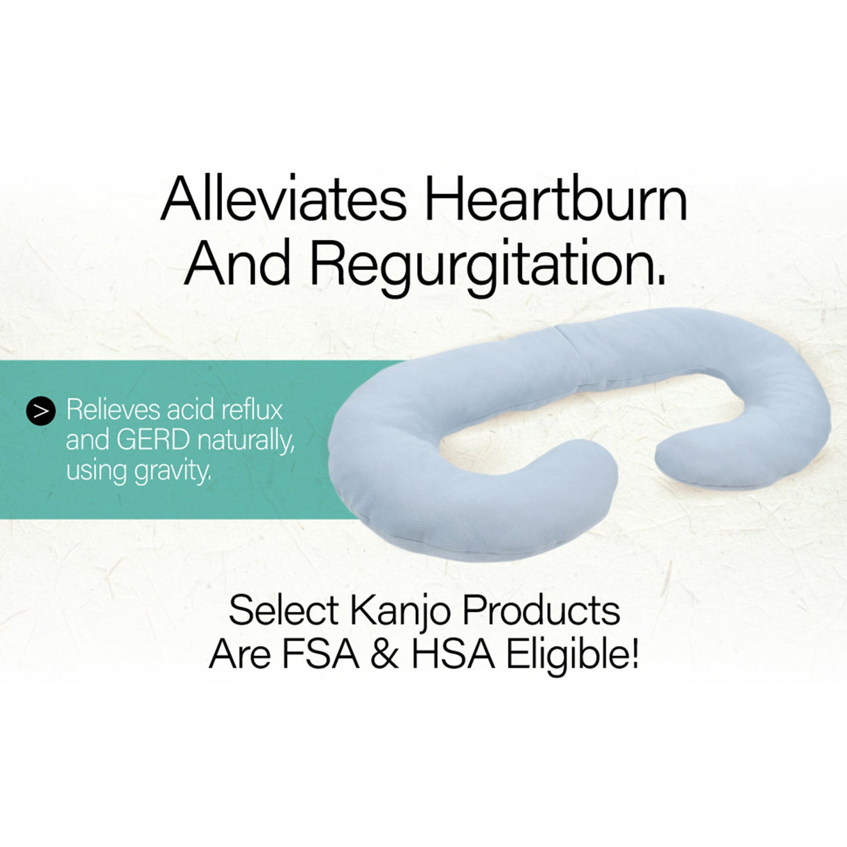 Positioning Pillow Kanjo 57 X 7 X 30 Inch Gray Reusable - BeHope