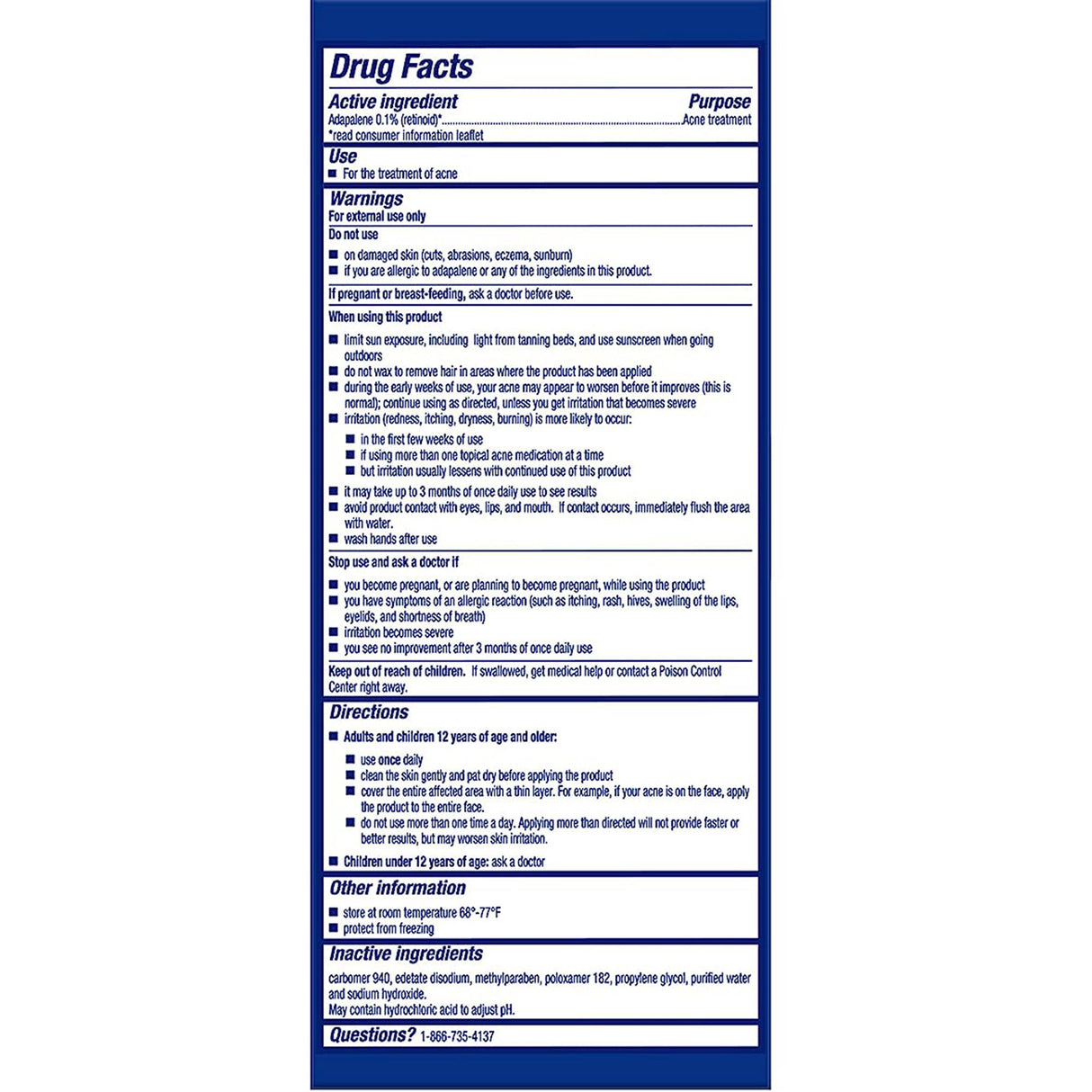 Acne Treatment Differin® 45 Gram Gel - BeHope