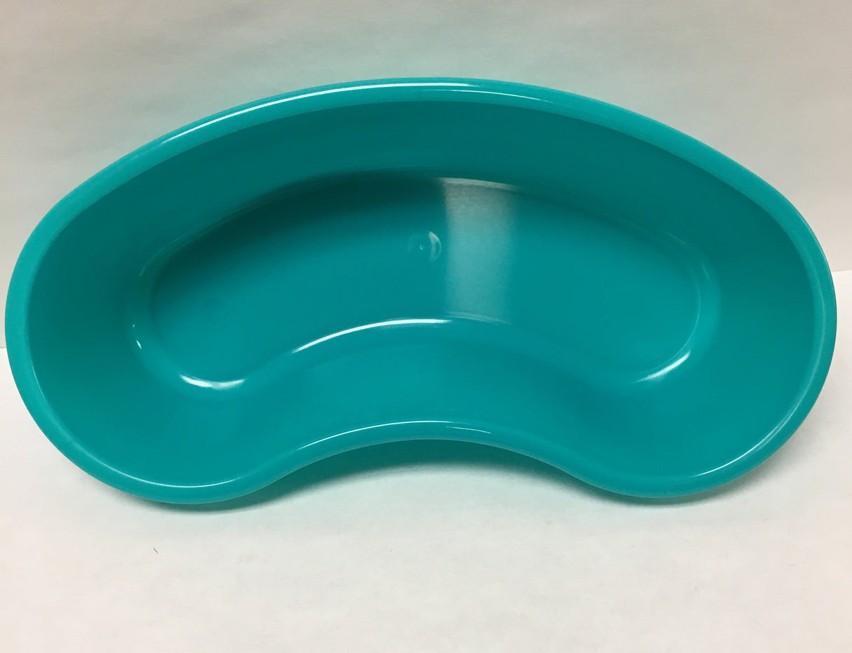 Emesis Basin Turquoise 16 oz. Plastic Single Patient Use - BeHope