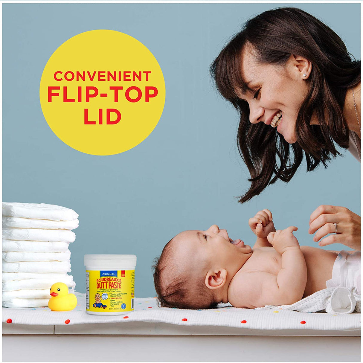 Diaper Rash Treatment Boudreaux's Butt Paste® 16 oz. Jar Scented Ointment - BeHope