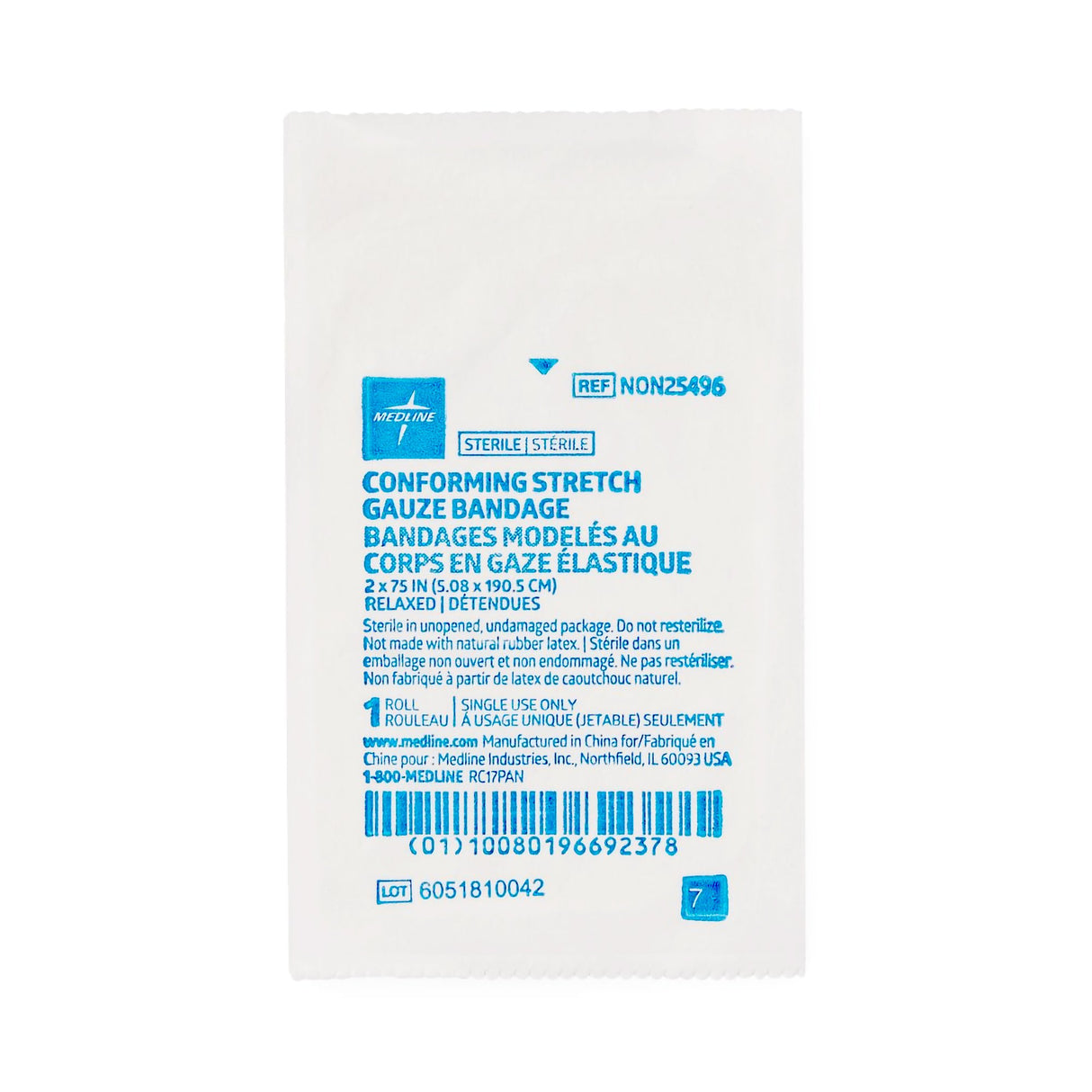 Conforming Bandage Sof-Form® 2 X 75 Inch 1-Ply Sterile 1 per Pack - BeHope