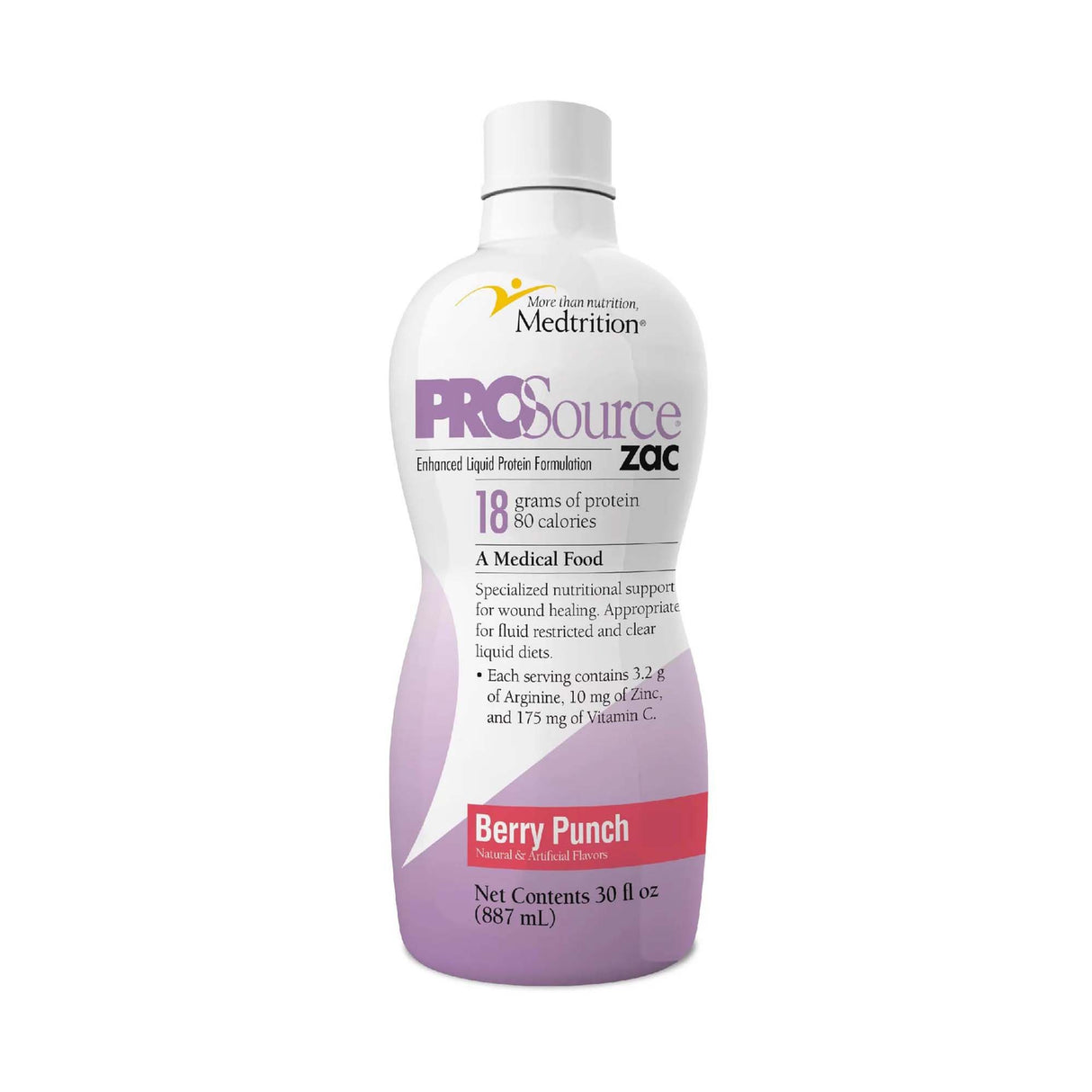 Oral Supplement ProSource ZAC™ Berry Punch Flavor Liquid 32 oz. Bottle - BeHope
