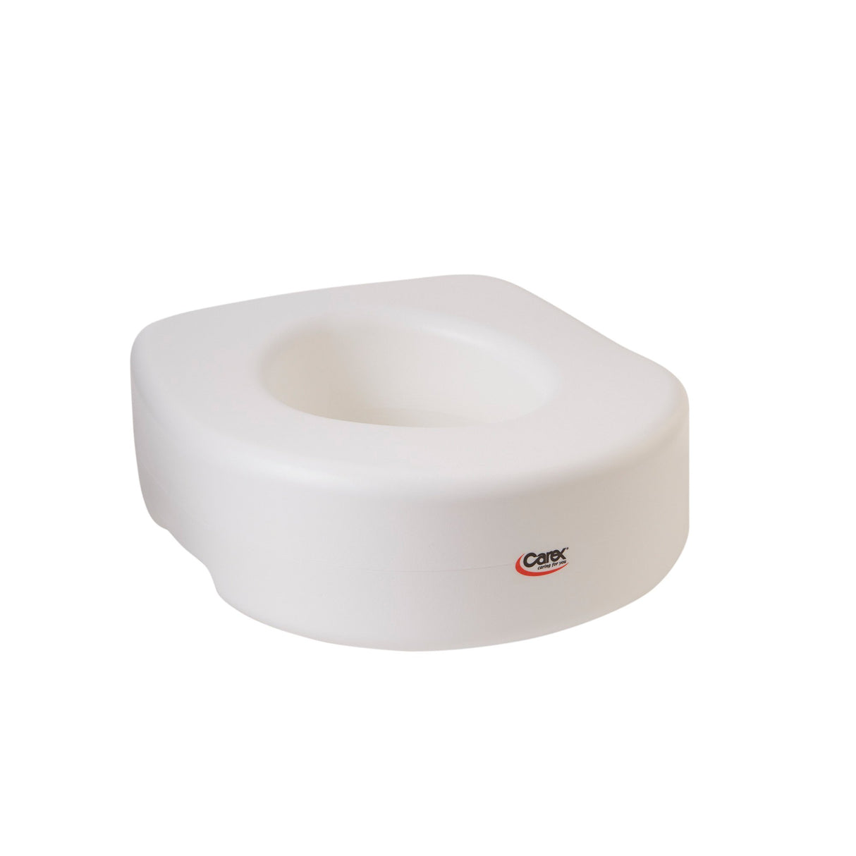 Raised Toilet Seat Carex® Economy 5-1/2 Inch Height Standard / Elongated 300 lbs. Weight Capacity - BeHope