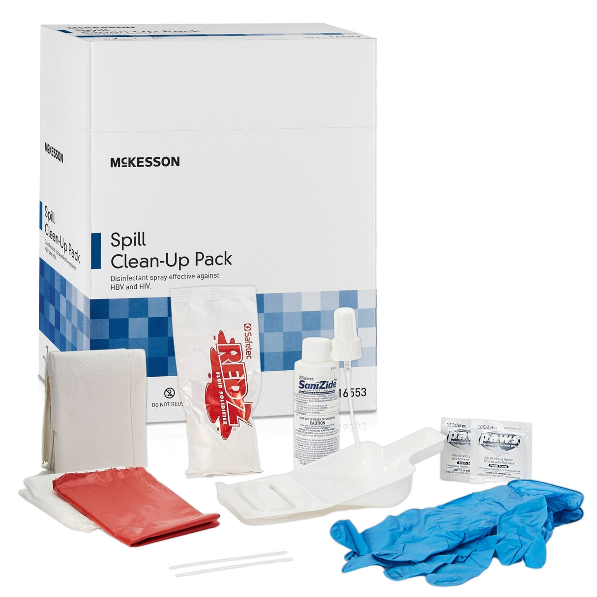 Bloodborne Pathogen Spill Clean-Up Pack McKesson - BeHope