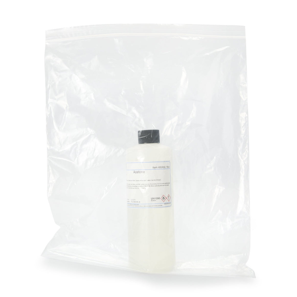 Chemistry Reagent Acetone ACS Grade 100% 16 oz. - BeHope