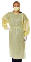 Protective Procedure Gown QuickComply™ X-Large Yellow NonSterile AAMI Level 2 Disposable - BeHope