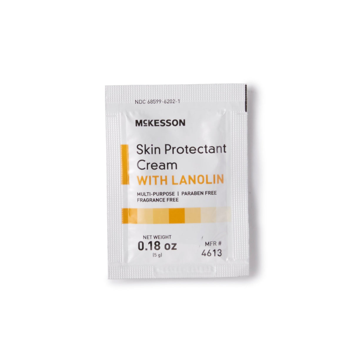 Skin Protectant Mckesson 5 Gram Individual Packet Unscented Cream - BeHope