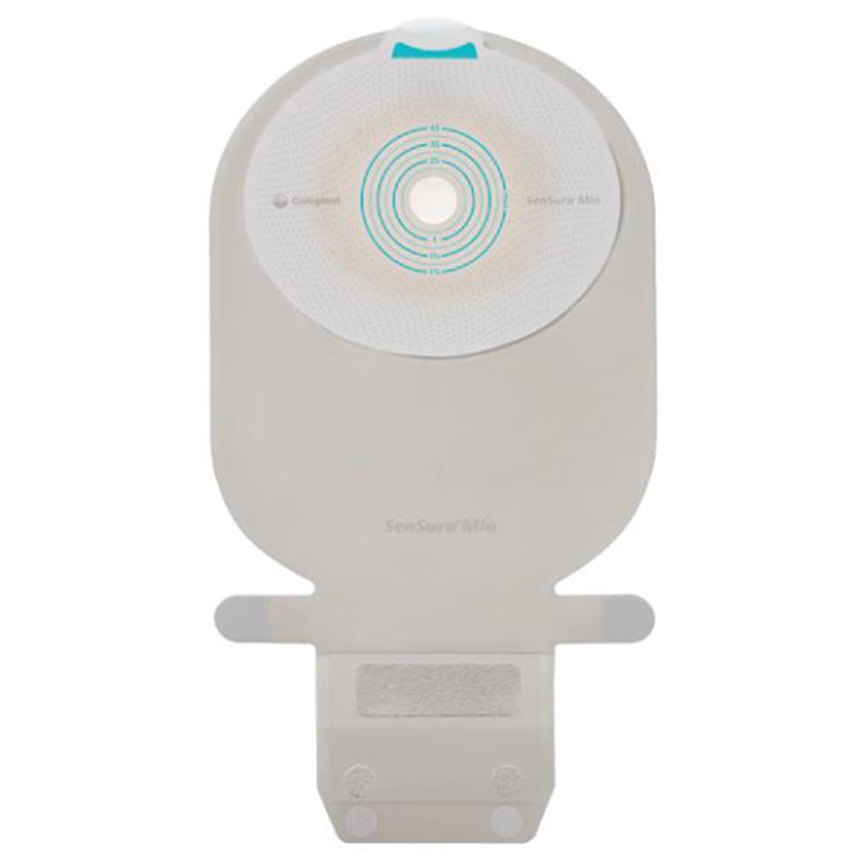 Ostomy Pouch SenSura® Mio One-Piece System Midi Length Flat, Trim to Fit 3/8 to 1-3/4 Inch Stoma Drainable - BeHope