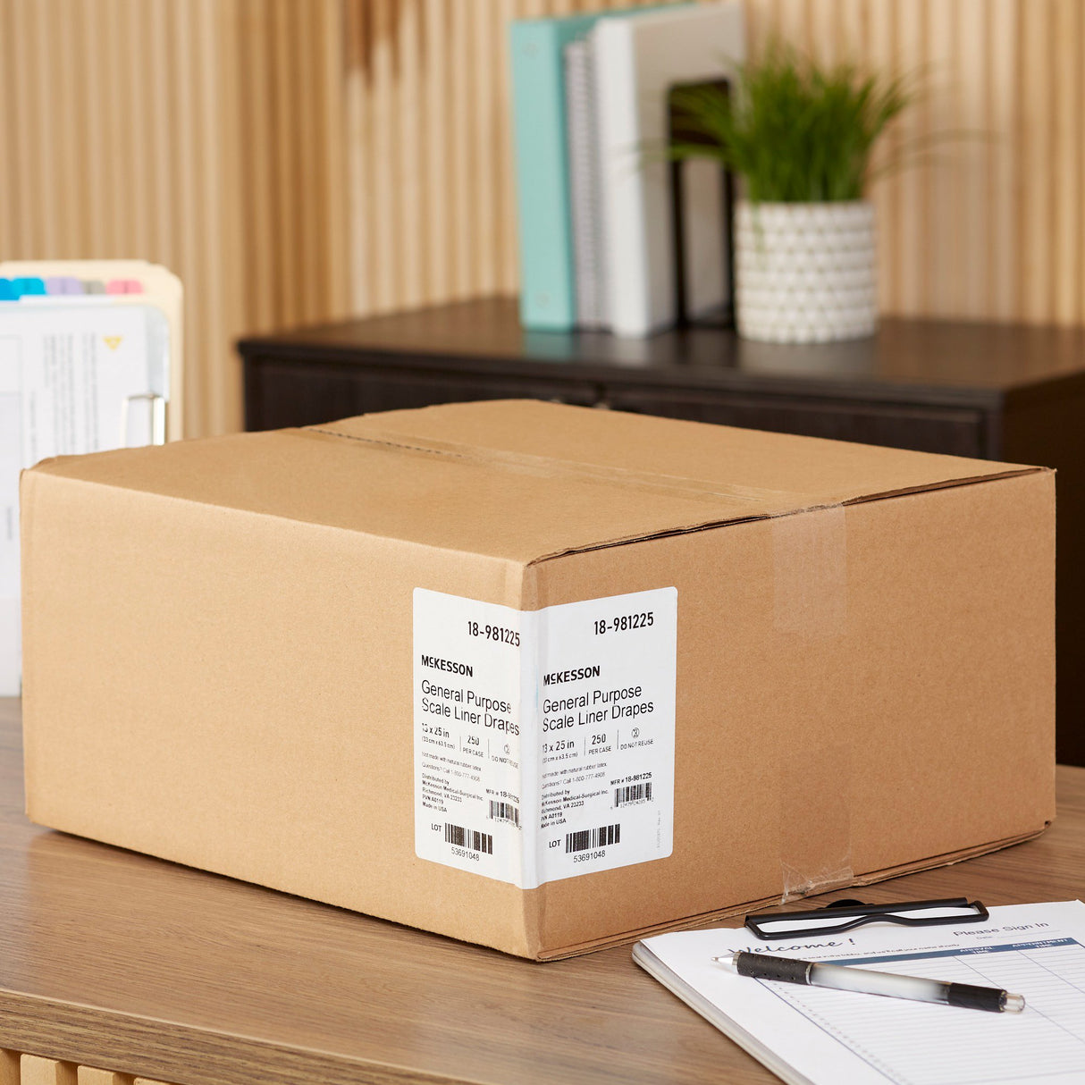 Scale Liner Paper McKesson 13 Inch Width 25 Inch Length Print (Pins, Bottles and Carriages) Smooth - BeHope