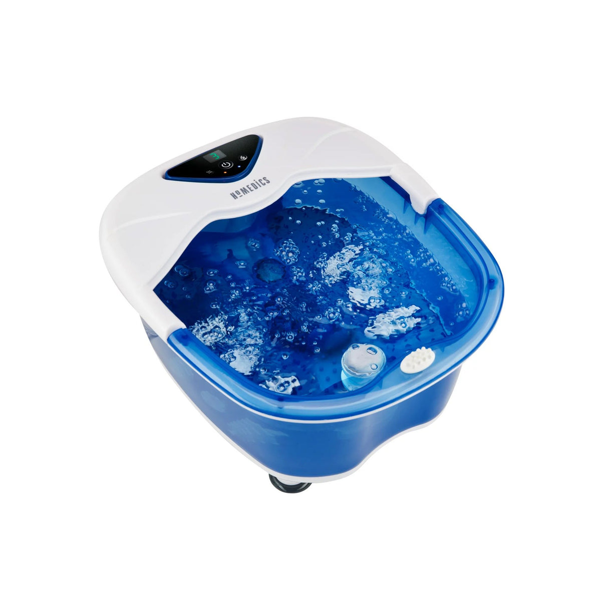 Foot Bath with Heat Boost HoMedics® Salt-N-Soak Pro Blue / White Plastic - BeHope