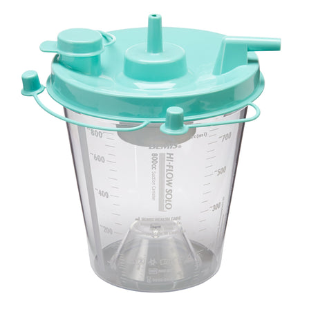 Rigid Suction Canister Hi-Flow™ 800 mL Sealing Lid - BeHope