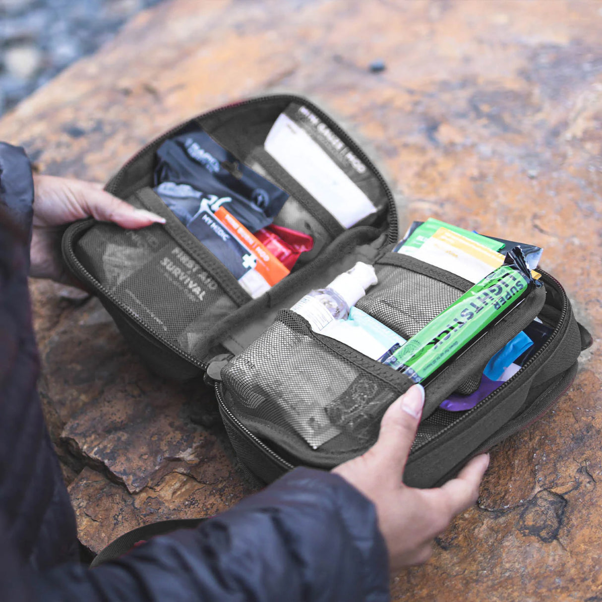 First Aid Kit My Medic™ MYFAK Mini Pro Black Soft Bag - BeHope