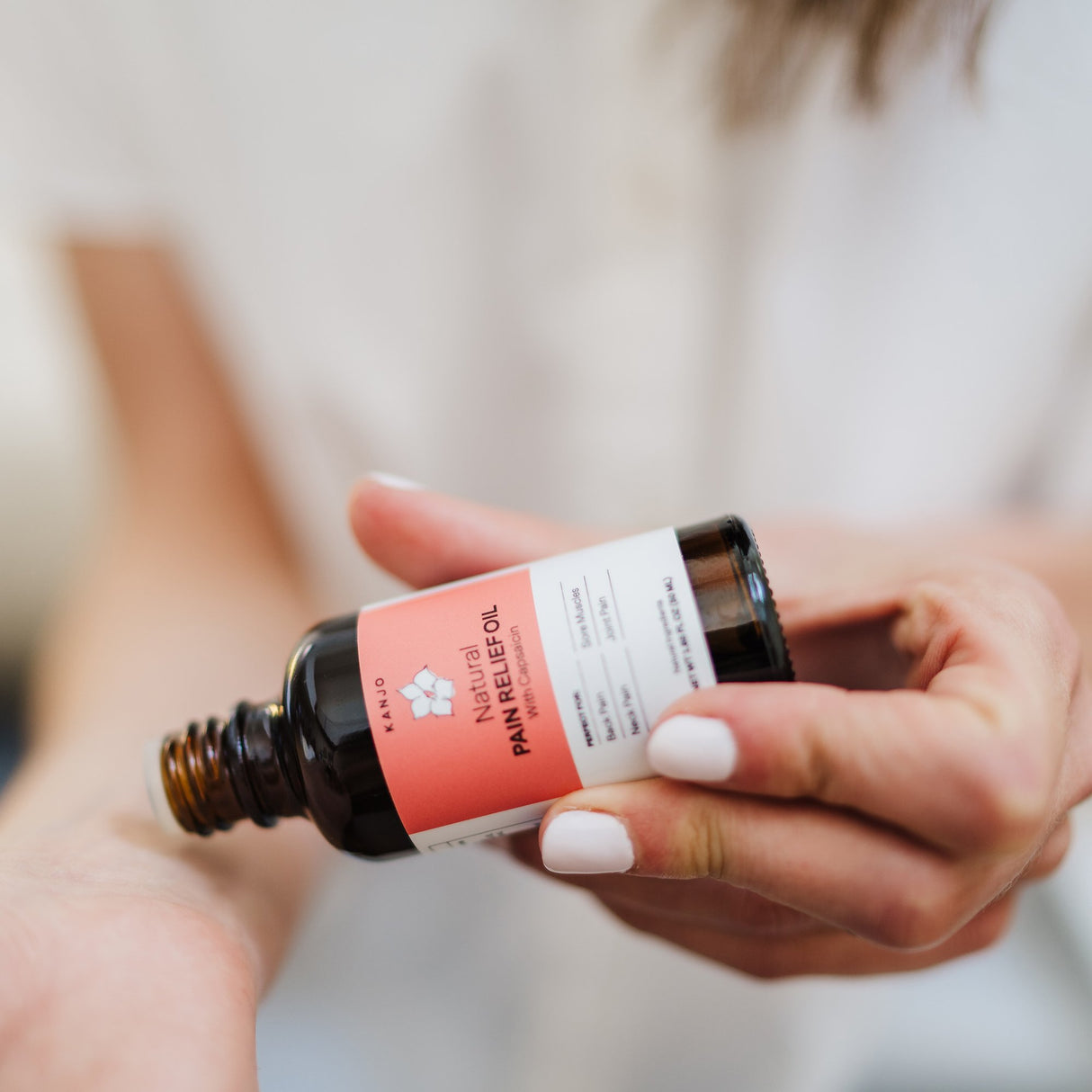 Topical Pain Relief Kanjo 0.15% Strength Capsaicin Topical Oil 1.65 oz. - BeHope